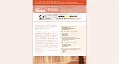 Desktop Screenshot of analysebrassens.com